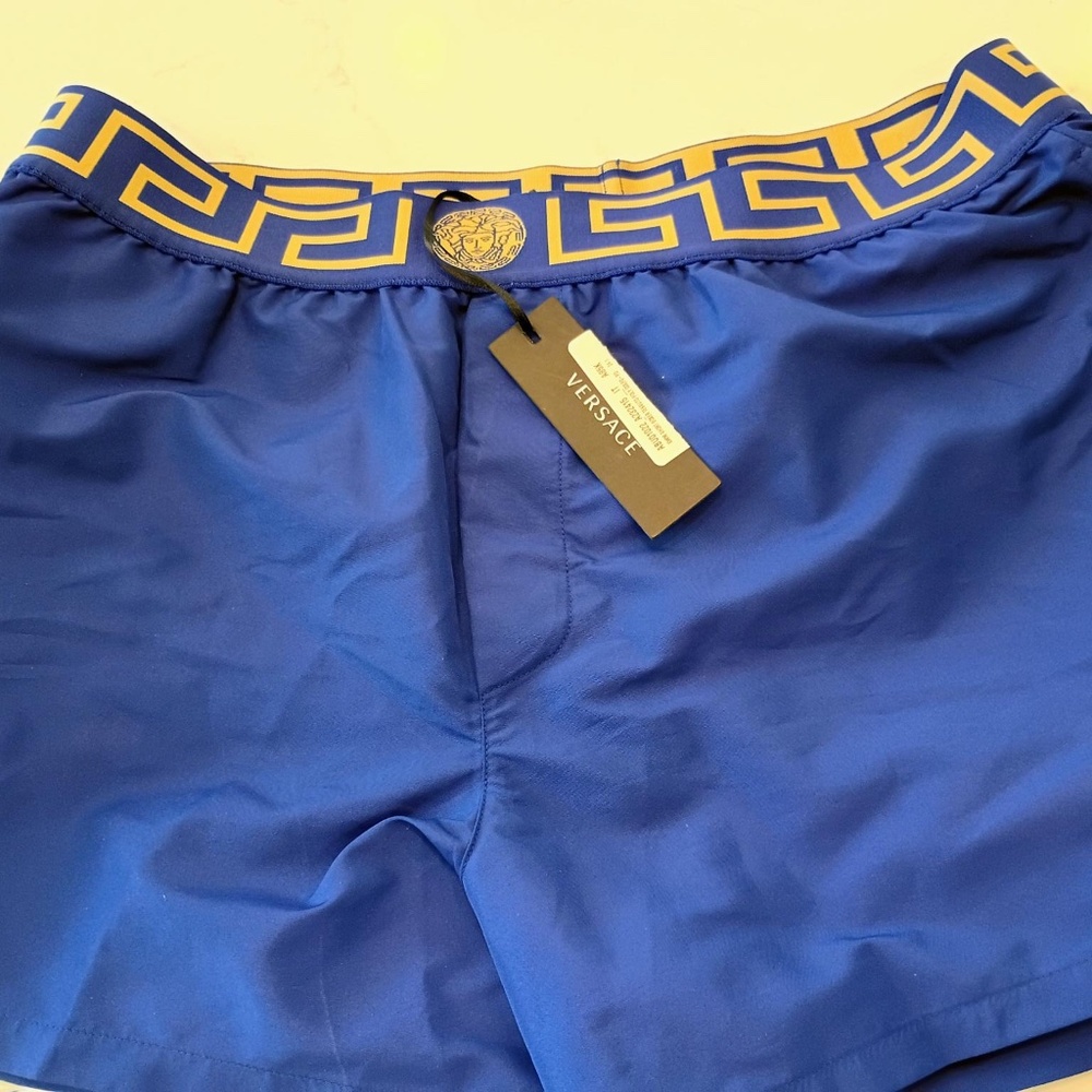 💋 Versace NEW Greca Border Trunks Size 7 XL